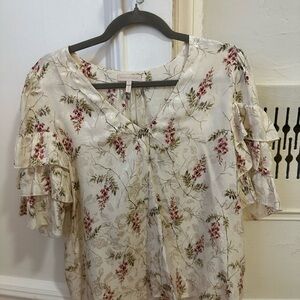 Rebecca Taylor Floral Blouse